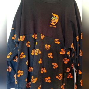 Rare Disneyland Halloween Mickey Pumpkin spirit jersey